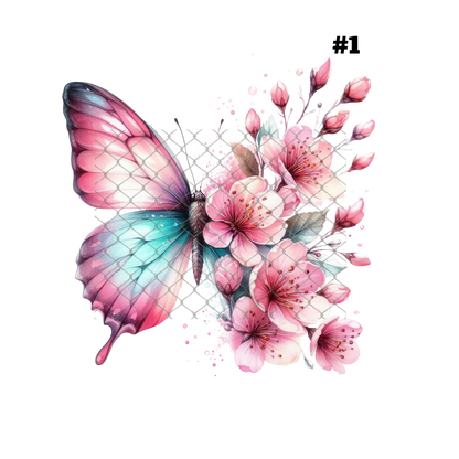 $2 Tuesday ONLY - BUTTERFLY T-Shirt Sublimation Transfers