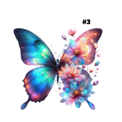 $2 Tuesday ONLY - BUTTERFLY T-Shirt Sublimation Transfers