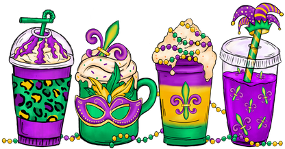 $2 Tuesday ONLY - Mardi Gras Sublimation Transfers