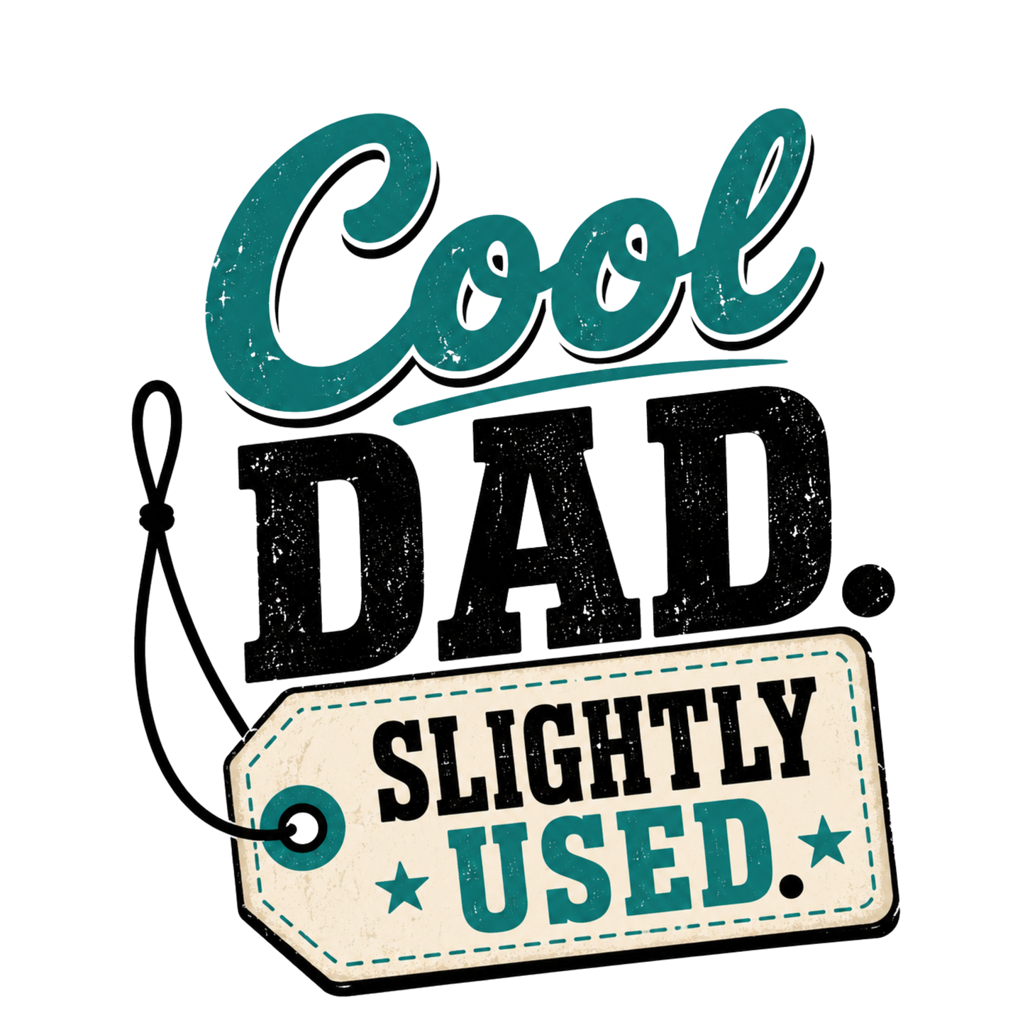 SARCASTIC DAD T-Shirt Sublimation Transfers (Singles)