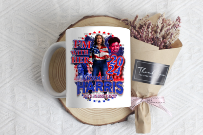 K. Harris 2024 COFFEE MUG Sublimation Wraps (BUNDLE OF 12)