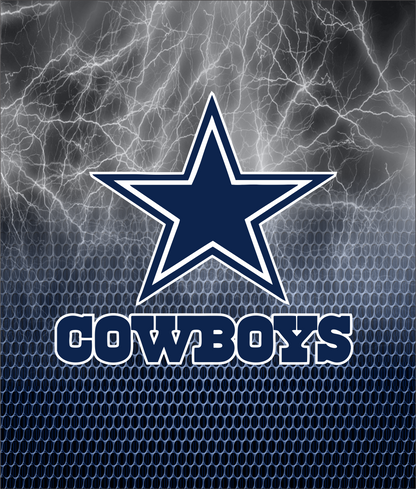 PRE-MADE ADHESIVE TRAY TABLE PRINTS (20" X 15.25") - FOOTBALL (LIGHTNING)