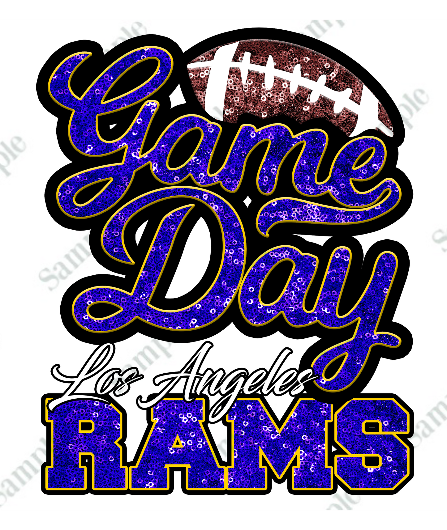 Game Day FOOTBALL T-SHIRT TRANSFERS (DTF or SUBLIMATION)