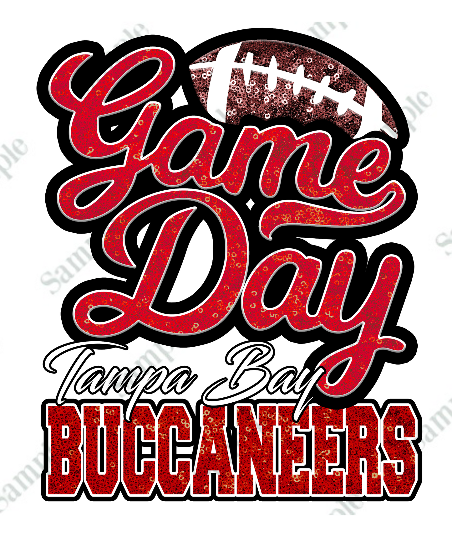 Game Day FOOTBALL T-SHIRT TRANSFERS (DTF or SUBLIMATION)