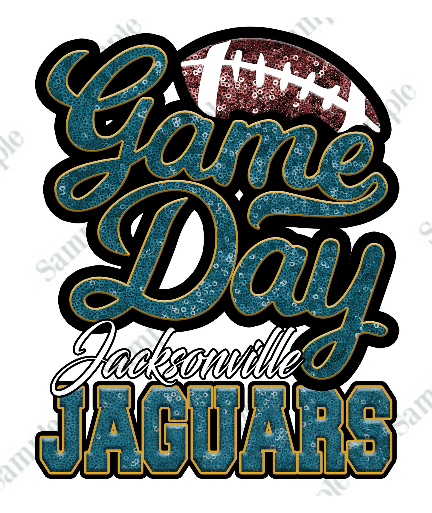 Game Day FOOTBALL T-SHIRT TRANSFERS (DTF or SUBLIMATION)