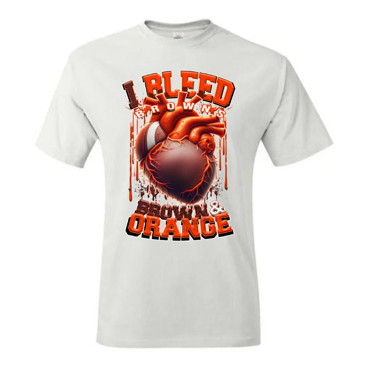 I Bleed PRO FOOTBALL T-SHIRT TRANSFERS (DTF or SUBLIMATION)