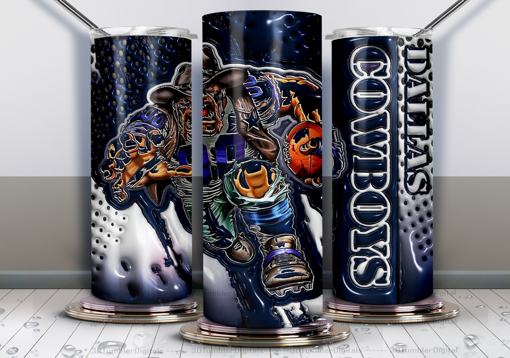 Cowboys Tumbler Wrap, 20oz Tumbler Wrap, Dallas Cowboys Png