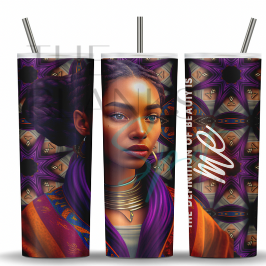 Definition of Beauty (Tumbler Wrap Transfer)(SUBLIMATION)