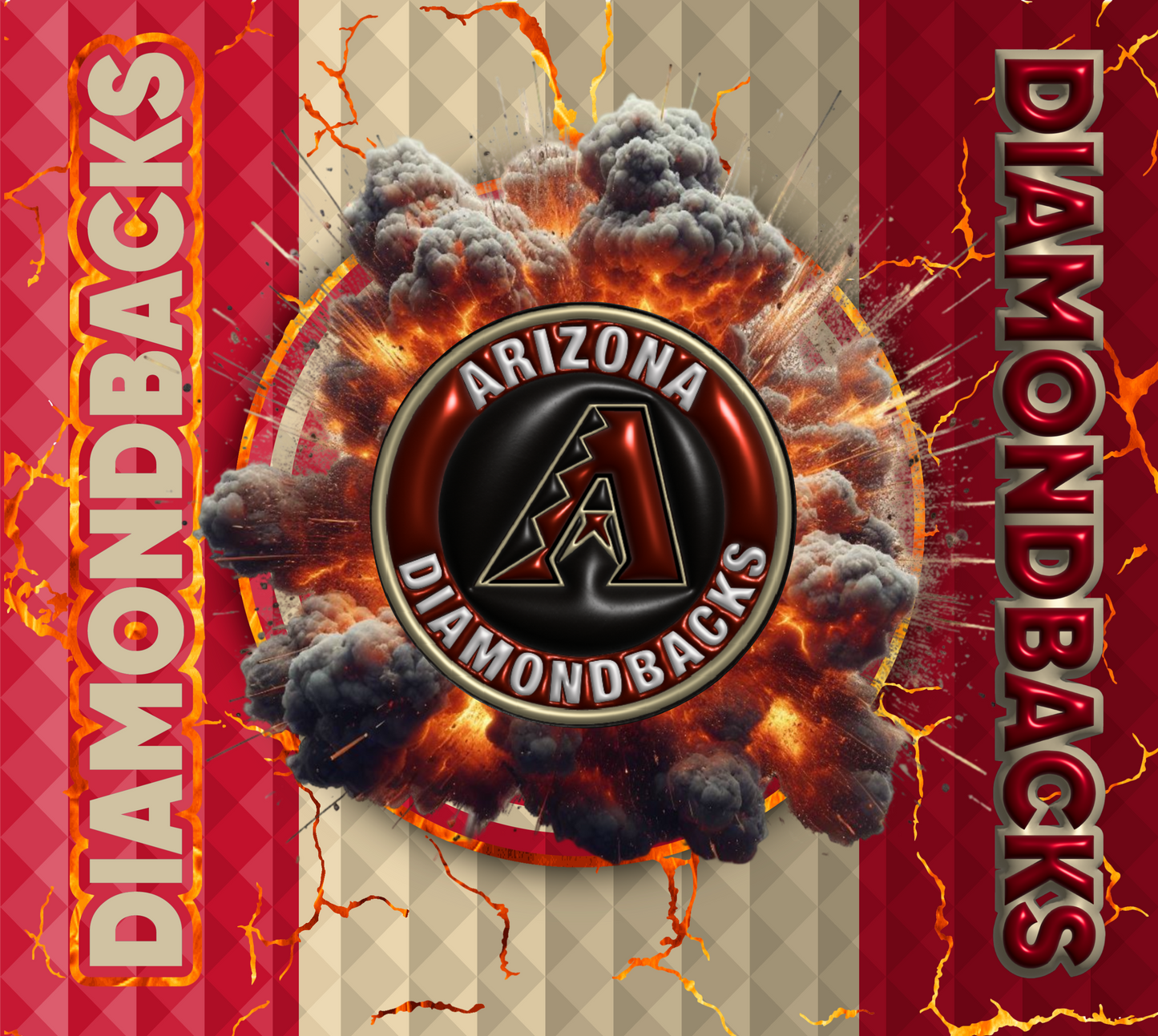 PRE-MADE ADHESIVE TRAY TABLE PRINTS (20" X 16") - BASEBALL