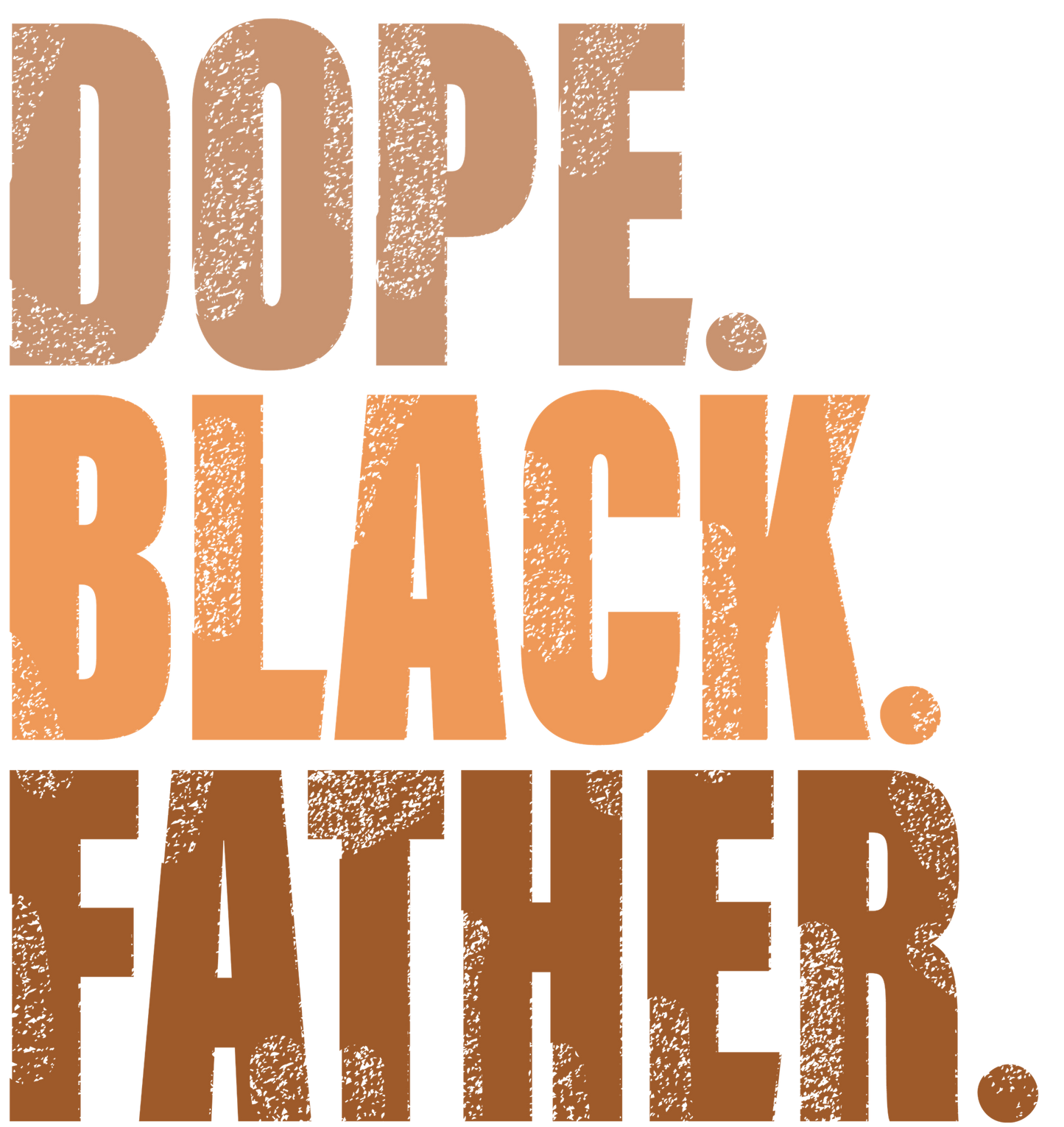 BLK DAD T-Shirt Sublimation Transfers (Singles)