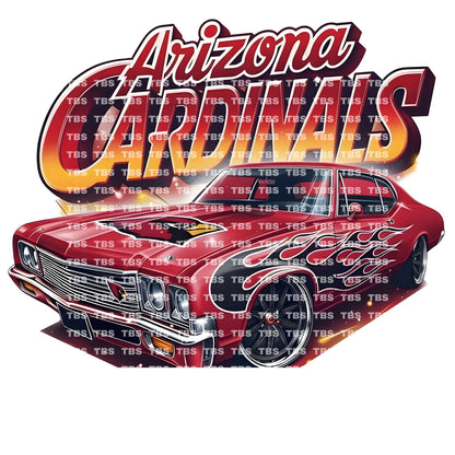 FOOTBALL & CARS DIE-CUT ADHESIVE VINYL DECAL