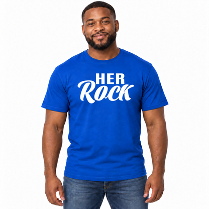 Her Rock - His Peace (Screen Print Transfer)