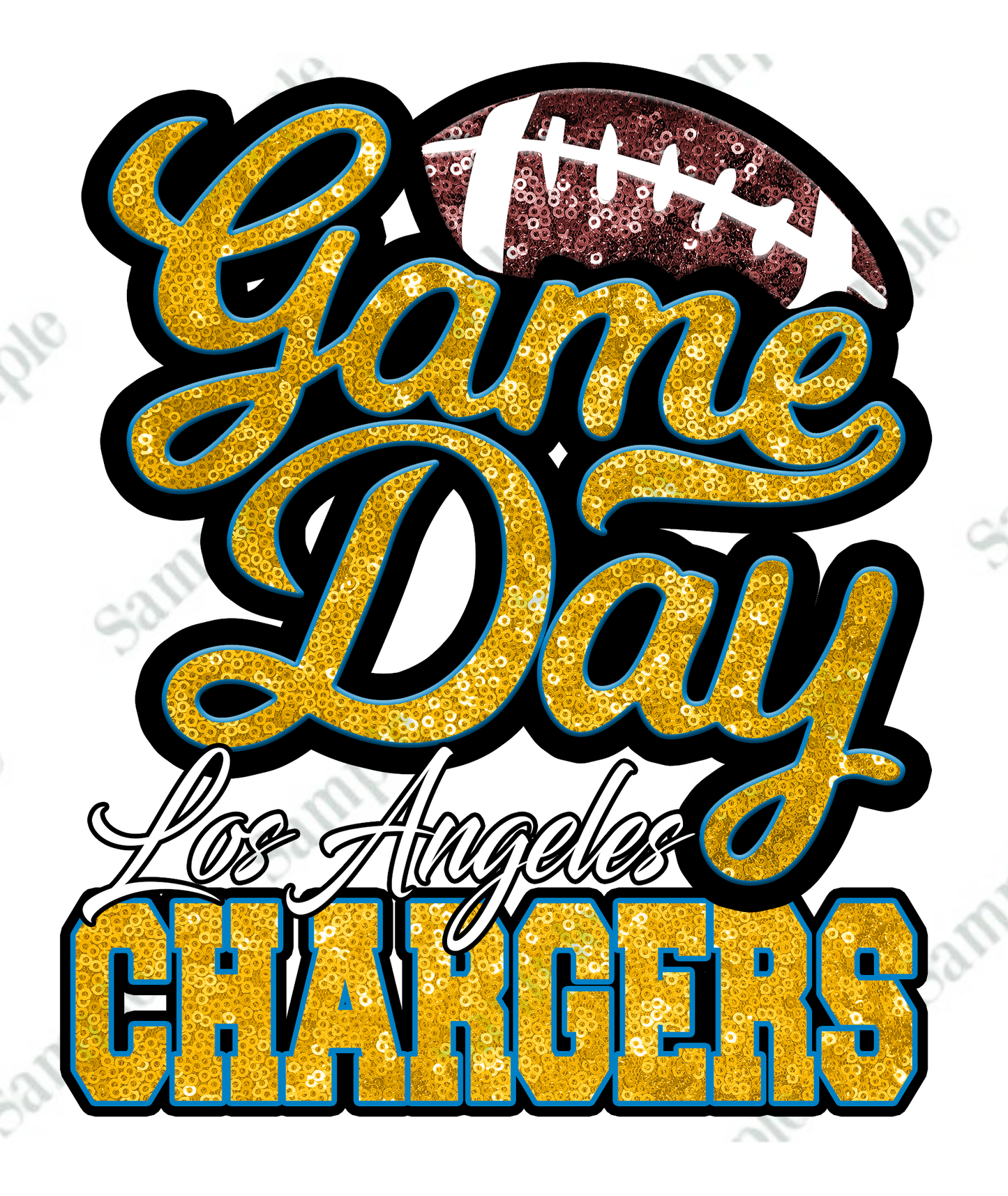 Game Day FOOTBALL T-SHIRT TRANSFERS (DTF or SUBLIMATION)