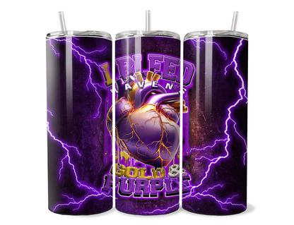 $2 Tuesday ONLY - I BLEED FOOTBALL SUBLIMATION TUMBLER WRAPS