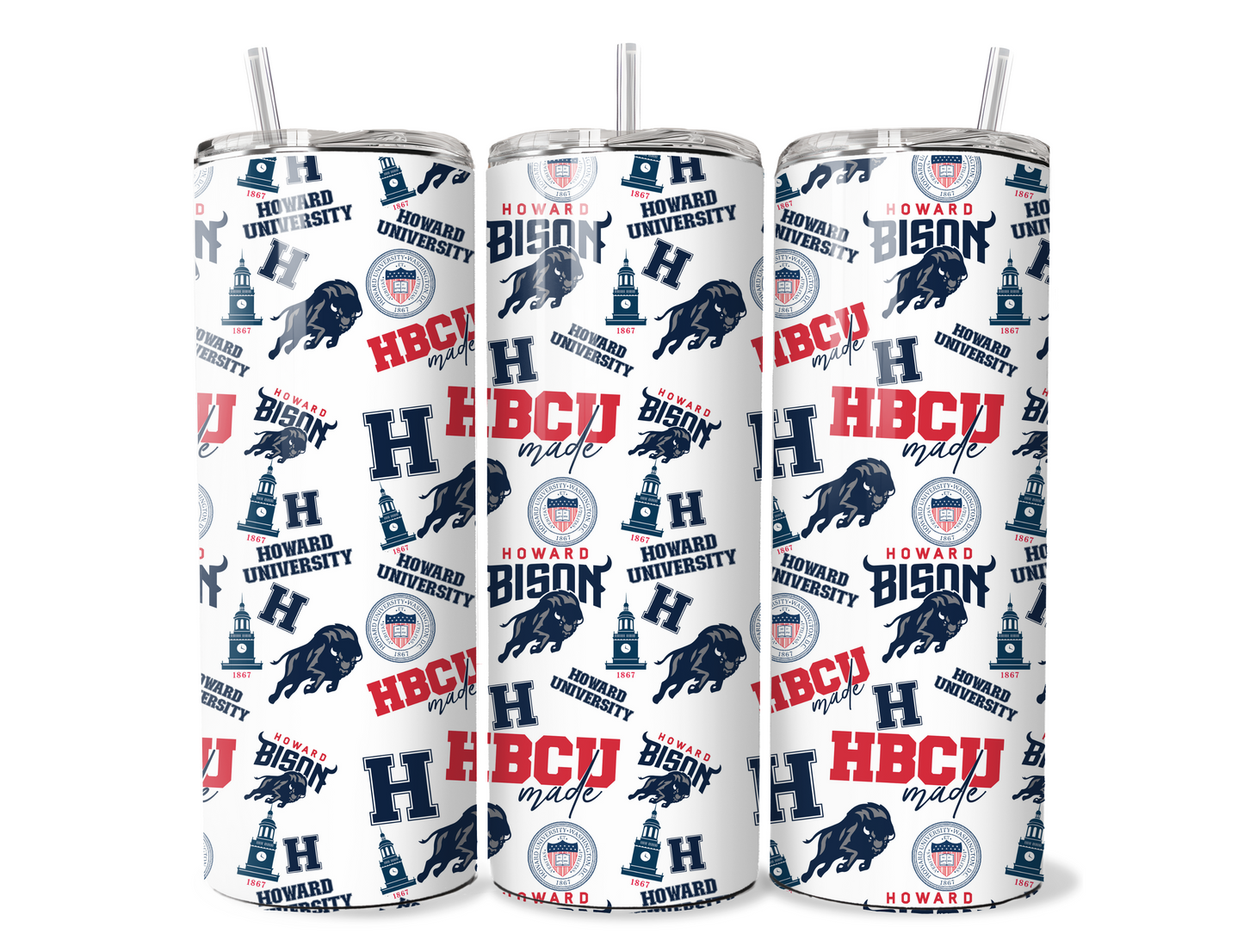 HBCU SUBLIMATION TUMBLER WRAPS  for 20oz Tumblers