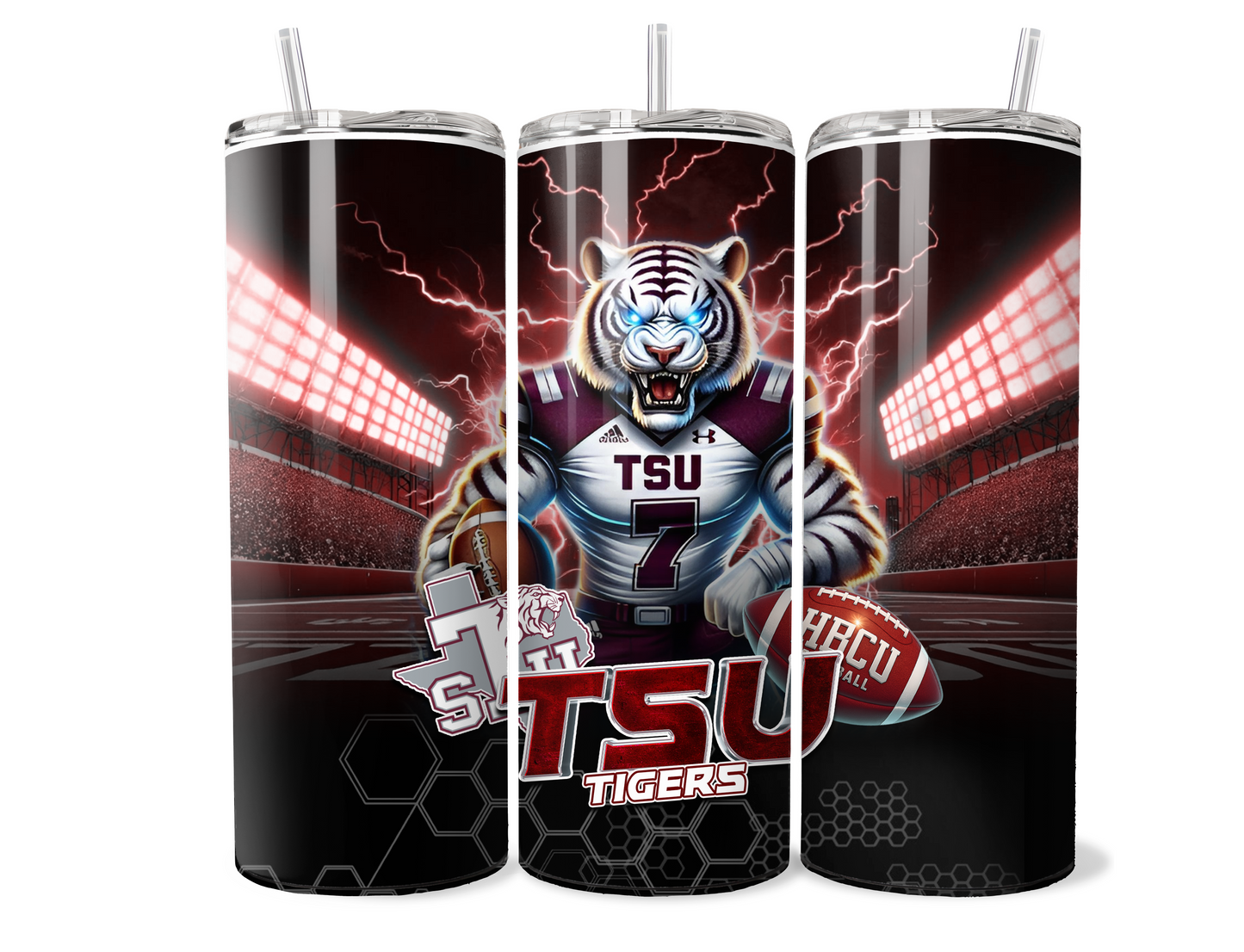 $2 Tuesday ONLY - HBCU (LIGHTNING) SUBLIMATION TUMBLER WRAPS