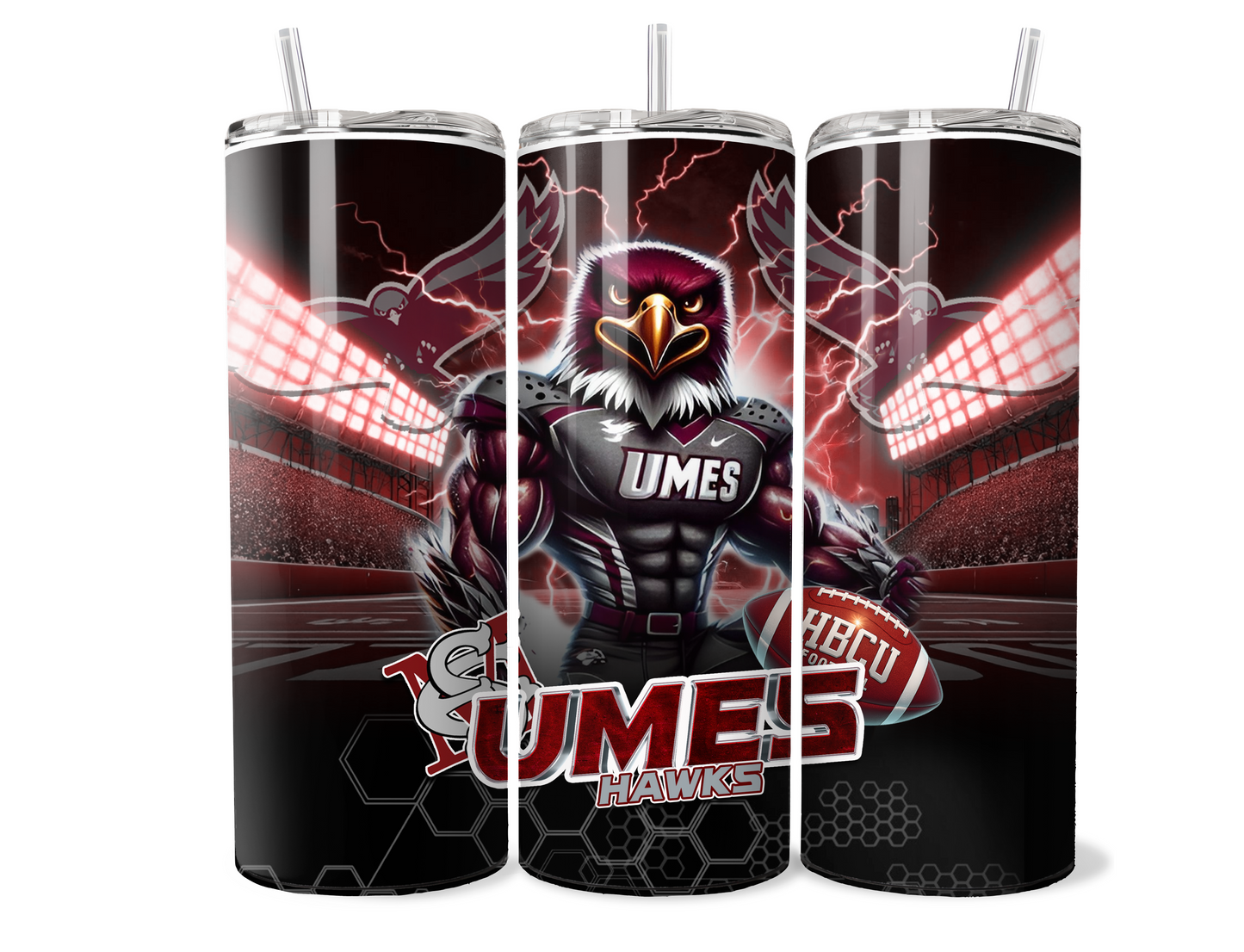 $2 Tuesday ONLY - HBCU (LIGHTNING) SUBLIMATION TUMBLER WRAPS