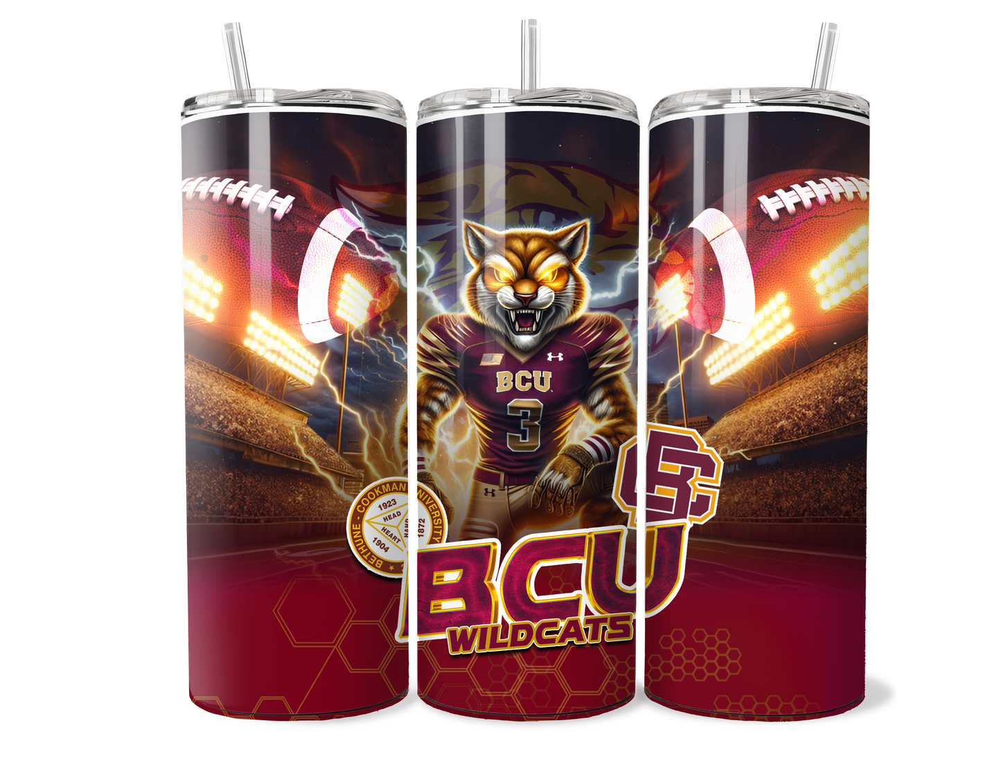$2 Tuesday ONLY - HBCU (LIGHTNING) SUBLIMATION TUMBLER WRAPS