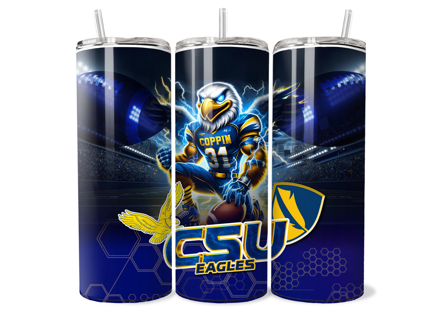 $2 Tuesday ONLY - HBCU (LIGHTNING) SUBLIMATION TUMBLER WRAPS