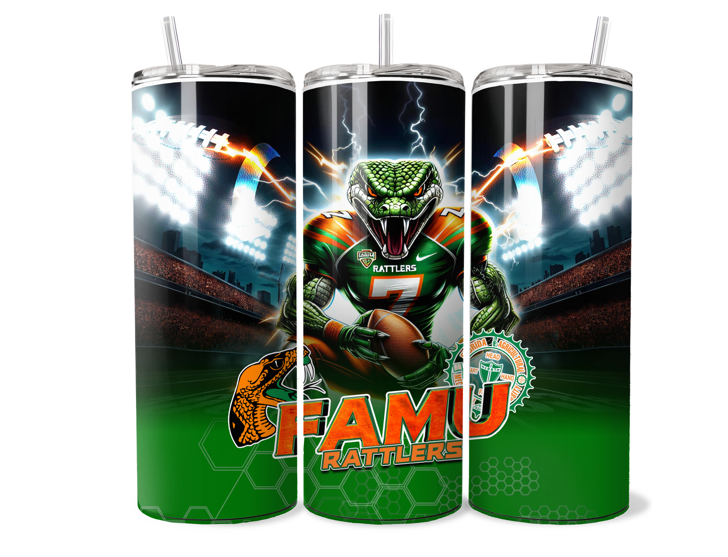 $2 Tuesday ONLY - HBCU (LIGHTNING) SUBLIMATION TUMBLER WRAPS