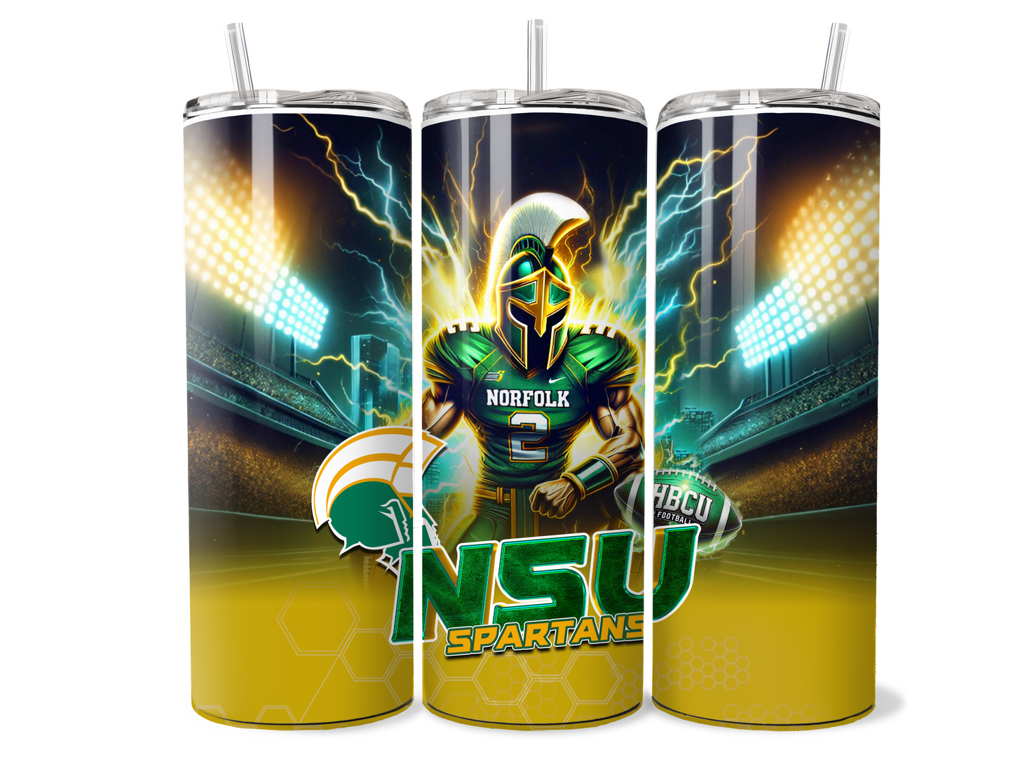 $2 Tuesday ONLY - HBCU (LIGHTNING) SUBLIMATION TUMBLER WRAPS