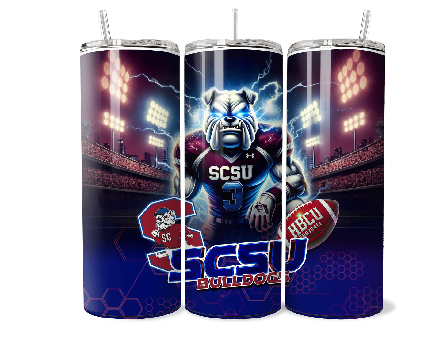 $2 Tuesday ONLY - HBCU (LIGHTNING) SUBLIMATION TUMBLER WRAPS