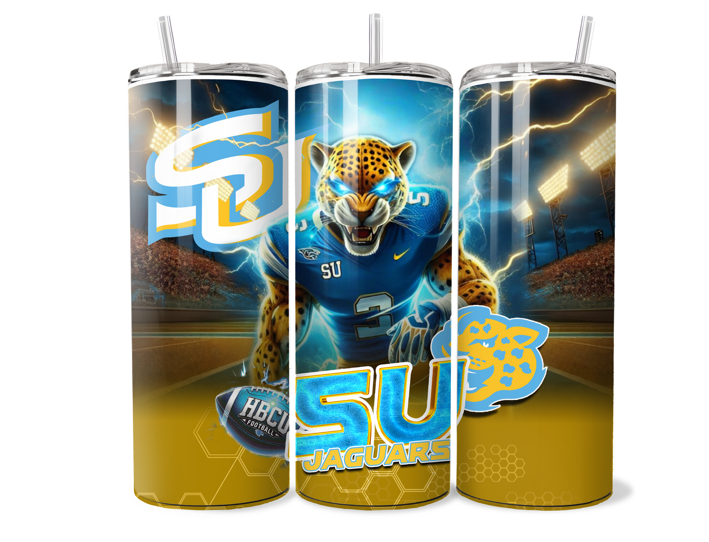 $2 Tuesday ONLY - HBCU (LIGHTNING) SUBLIMATION TUMBLER WRAPS