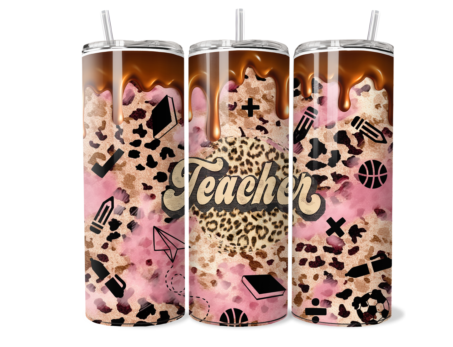 $2 Wholesale - TEACHER (Tumbler Wraps) (Sublimation)