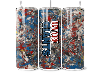 SPLATTAFLAGE FOOTBALL SUBLIMATION TUMBLER WRAPS For 20oz Tumblers