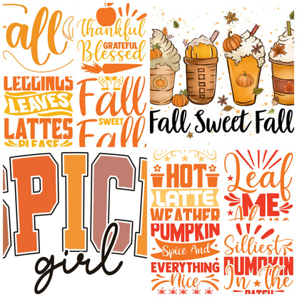 $2 Tuesday Only - Spicy Fall SUBLIMATION Transfers