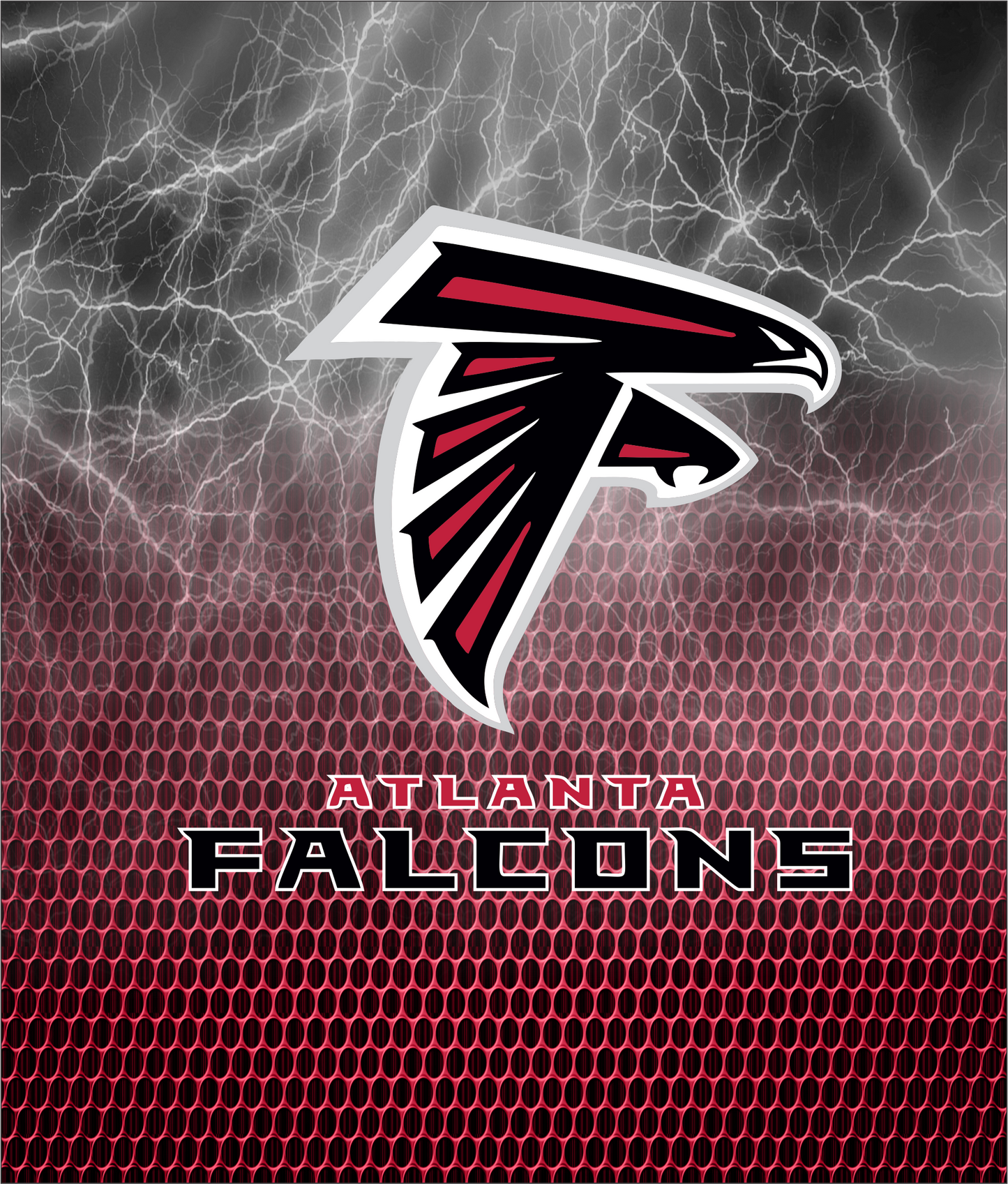 PRE-MADE ADHESIVE TRAY TABLE PRINTS (20" X 15.25") - FOOTBALL (LIGHTNING)