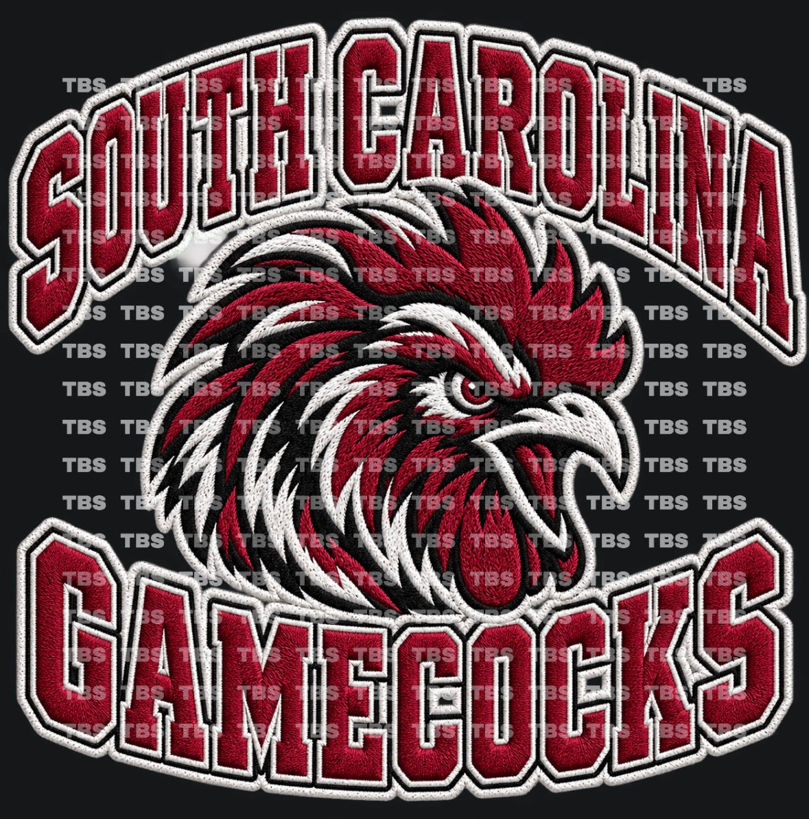 FAUX EMBROIDERY LOOK COLLEGE FOOTBALL T-SHIRT TRANSFERS (SUBLIMATION) - Wholesale