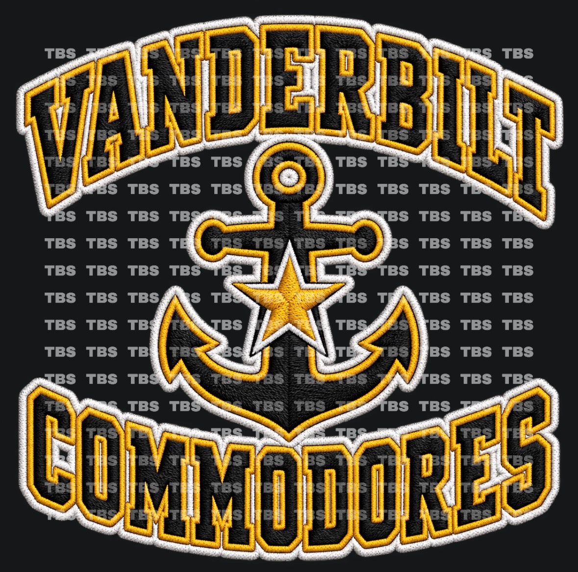 FAUX EMBROIDERY LOOK COLLEGE FOOTBALL T-SHIRT TRANSFERS (SUBLIMATION) - Wholesale