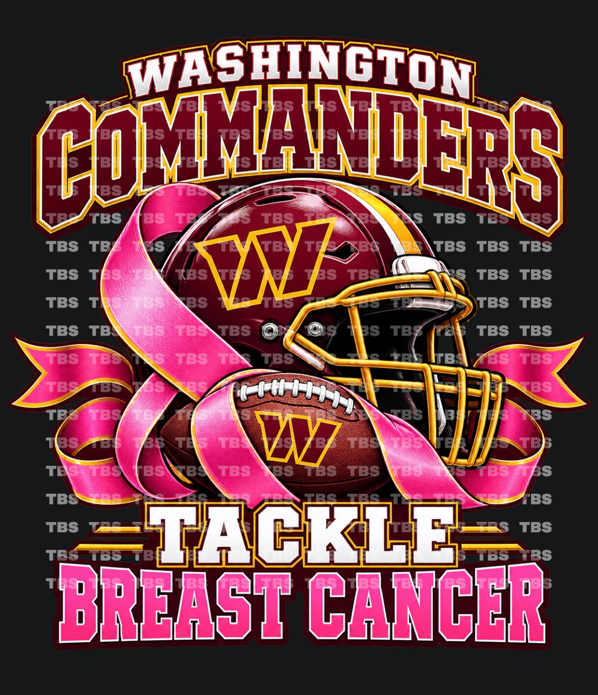 BREAST CANCER AWARENESS FOOTBALL (SUBLIMATION) - WHOLESALE