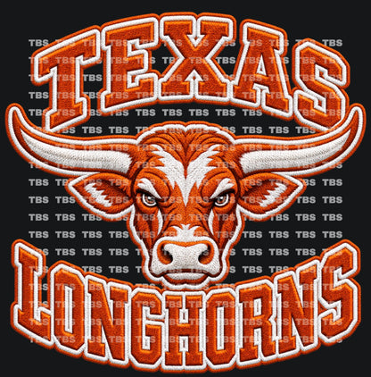 FAUX EMBROIDERY LOOK COLLEGE FOOTBALL T-SHIRT TRANSFERS (SUBLIMATION) - Wholesale