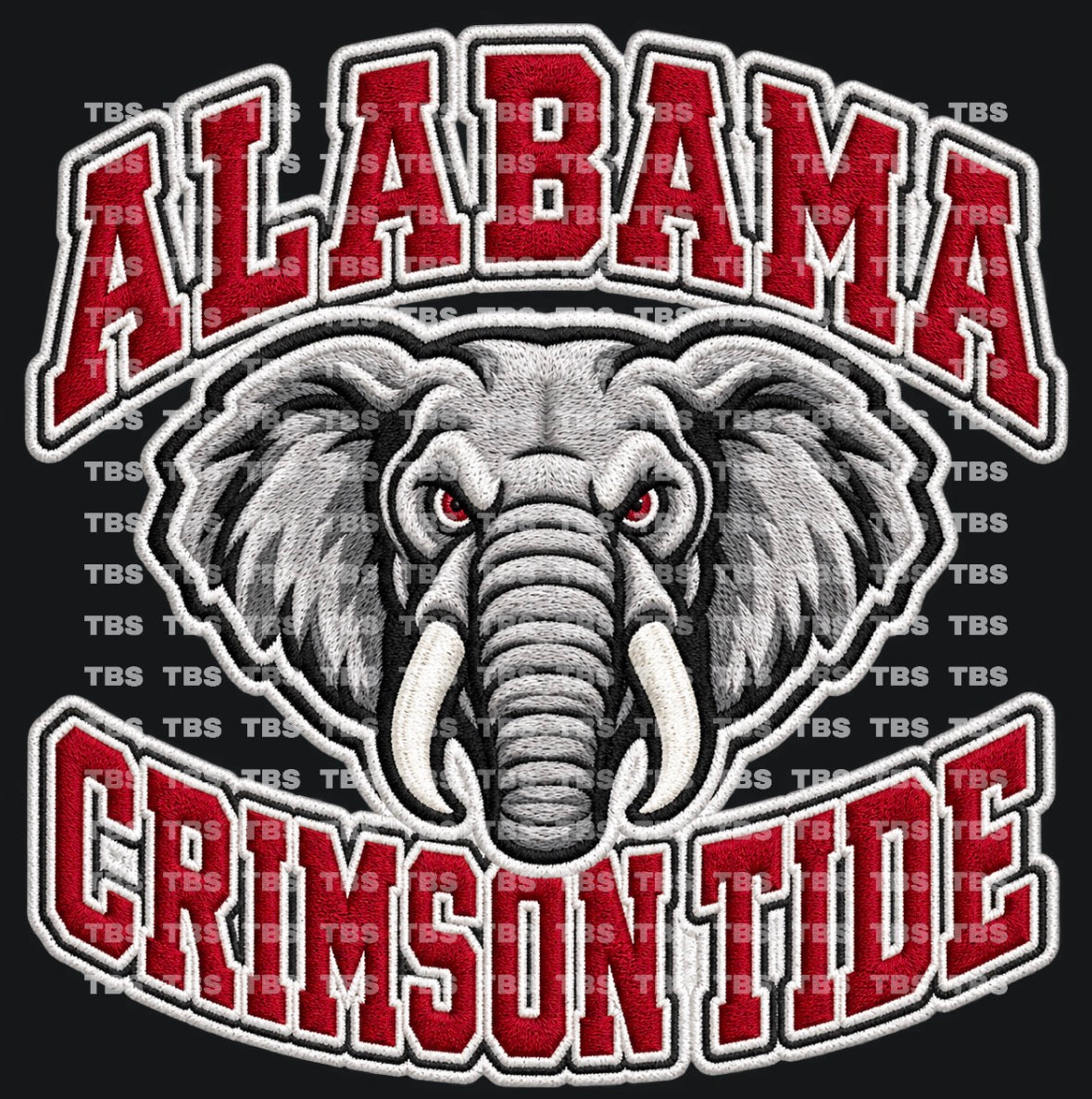 FAUX EMBROIDERY LOOK COLLEGE FOOTBALL T-SHIRT TRANSFERS (SUBLIMATION) - Wholesale