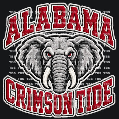 FAUX EMBROIDERY LOOK COLLEGE FOOTBALL T-SHIRT TRANSFERS (SUBLIMATION) - Wholesale