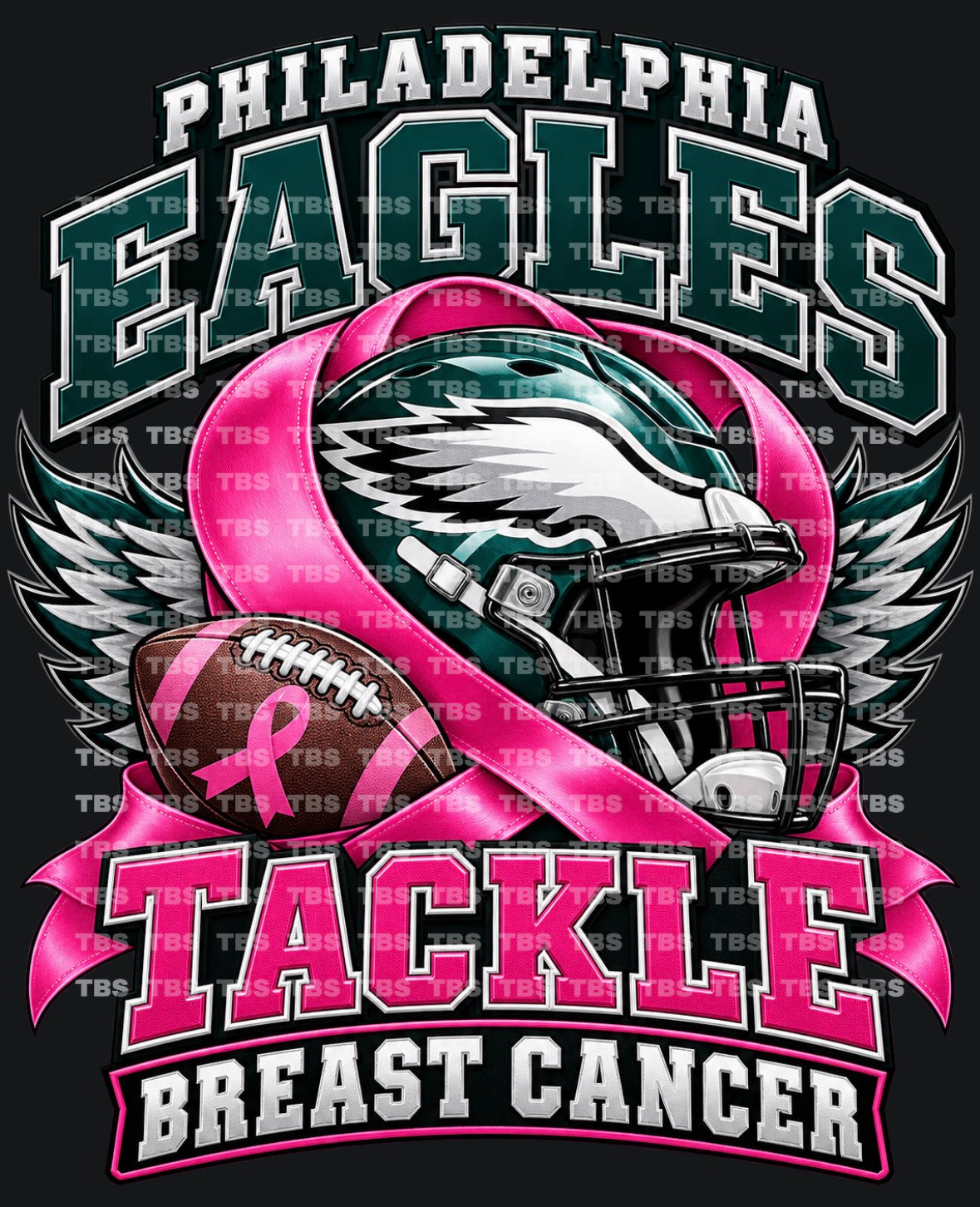 BREAST CANCER AWARENESS FOOTBALL (SUBLIMATION) - WHOLESALE