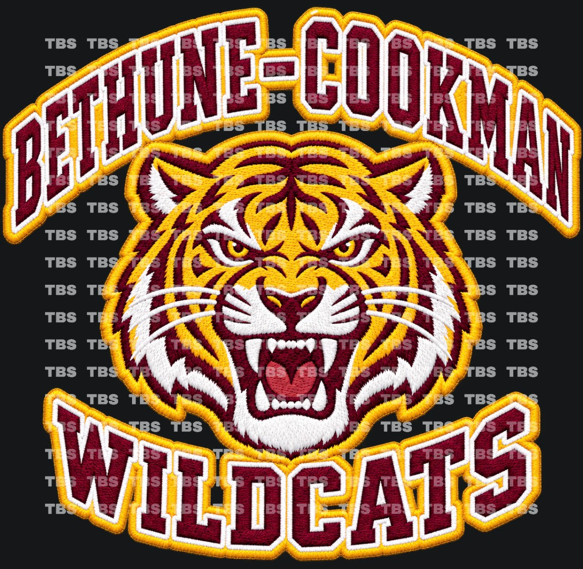 FAUX EMBROIDERY LOOK COLLEGE FOOTBALL T-SHIRT TRANSFERS (SUBLIMATION) - Wholesale