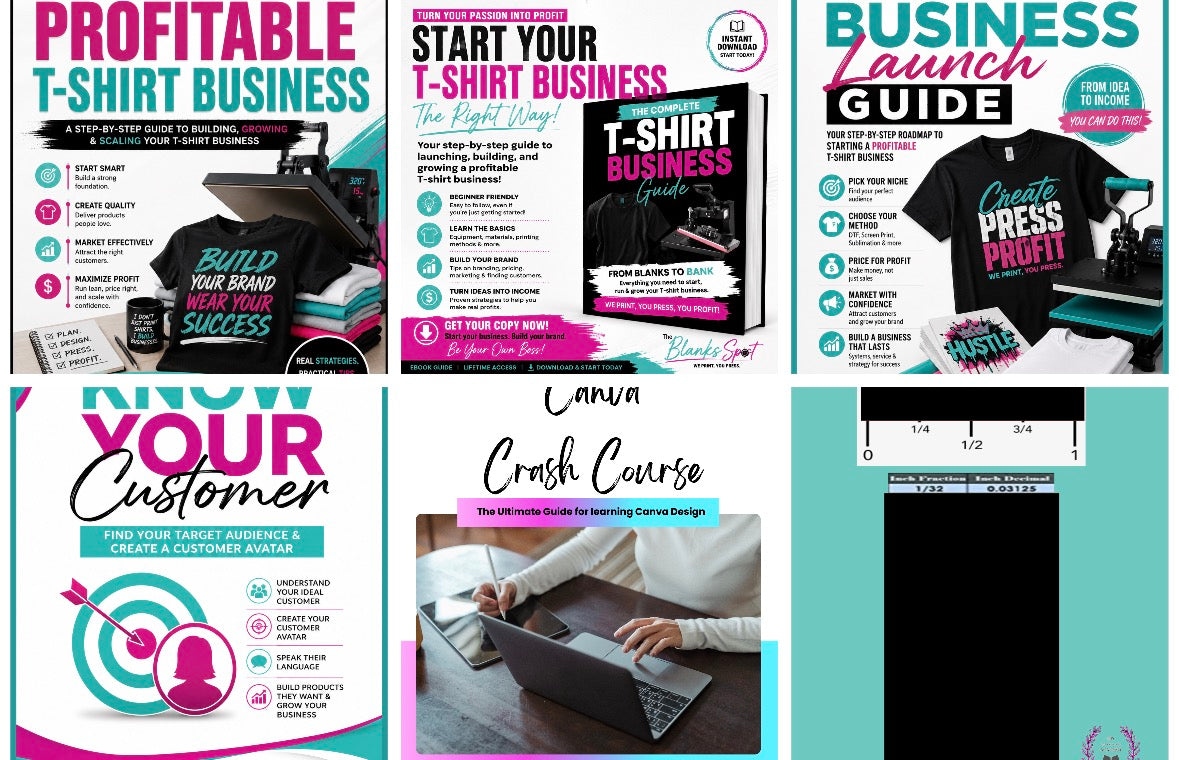 Digital T-Shirt Business Beginner Bundle (Digital Download)