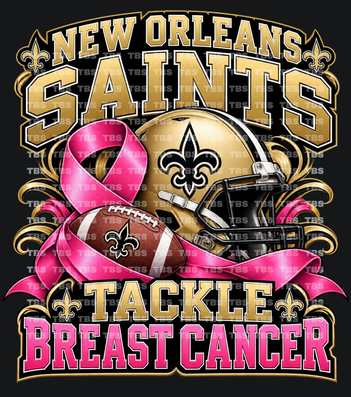 BREAST CANCER AWARENESS FOOTBALL (SUBLIMATION) - WHOLESALE