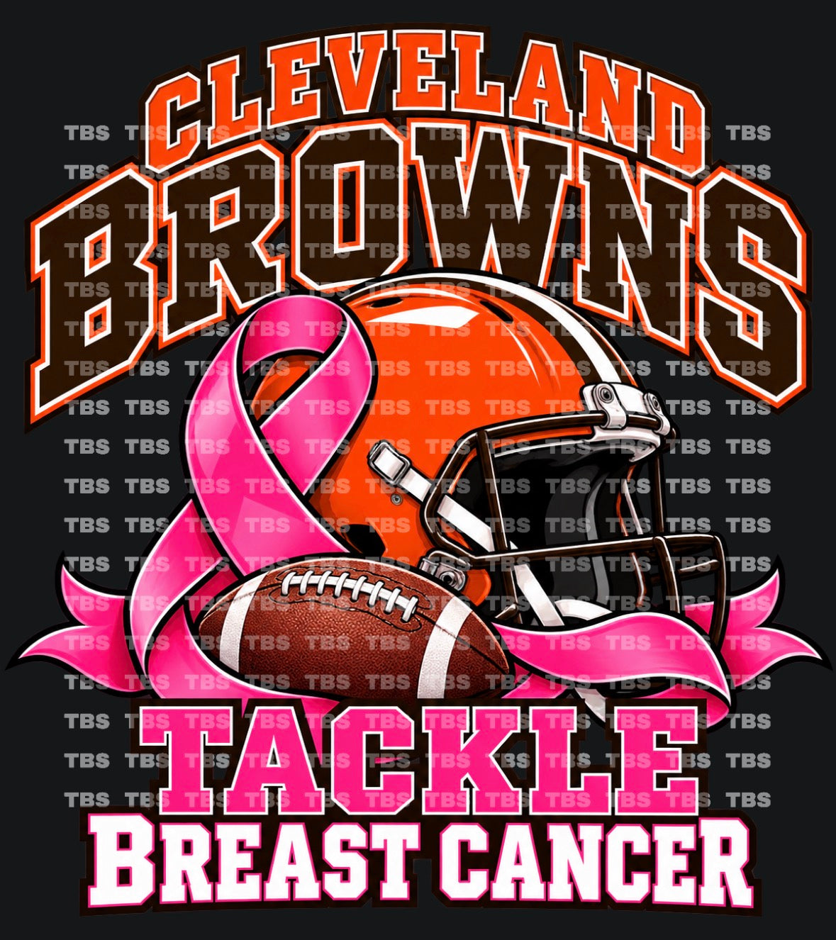 BREAST CANCER AWARENESS FOOTBALL (SUBLIMATION) - WHOLESALE