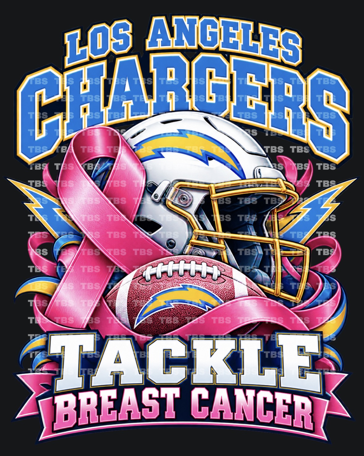 BREAST CANCER AWARENESS FOOTBALL (SUBLIMATION) - WHOLESALE