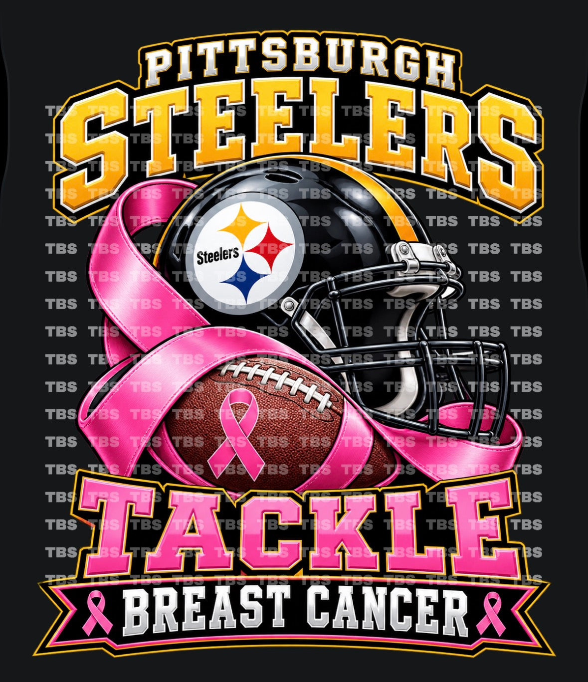 BREAST CANCER AWARENESS FOOTBALL (SUBLIMATION) - WHOLESALE