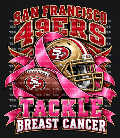 BREAST CANCER AWARENESS FOOTBALL (SUBLIMATION) - WHOLESALE