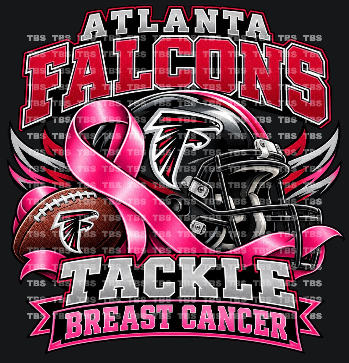BREAST CANCER AWARENESS FOOTBALL (SUBLIMATION) - WHOLESALE