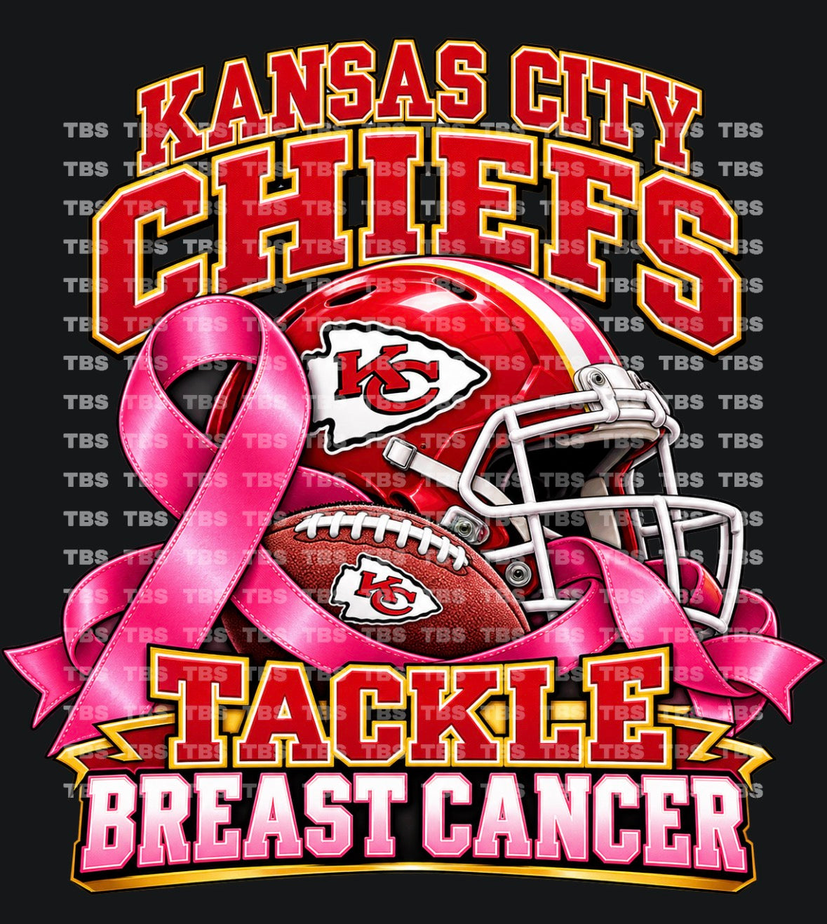 BREAST CANCER AWARENESS FOOTBALL (SUBLIMATION) - WHOLESALE