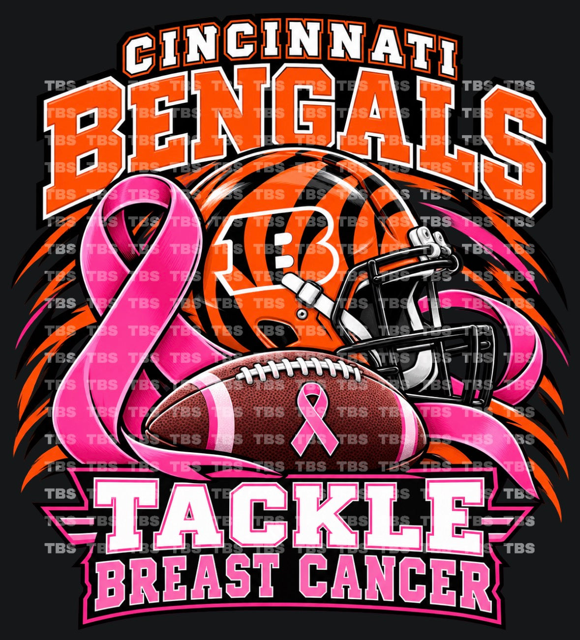 BREAST CANCER AWARENESS FOOTBALL (SUBLIMATION) - WHOLESALE
