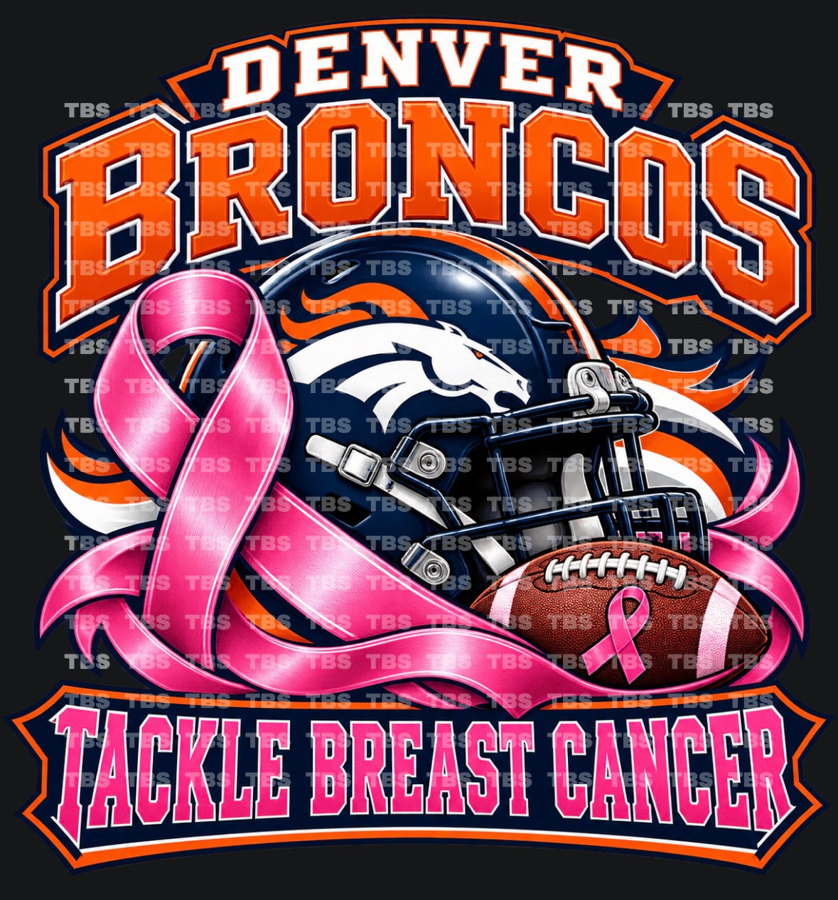 BREAST CANCER AWARENESS FOOTBALL (SUBLIMATION) - WHOLESALE