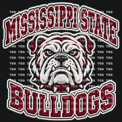 FAUX EMBROIDERY LOOK COLLEGE FOOTBALL T-SHIRT TRANSFERS (SUBLIMATION) - Wholesale